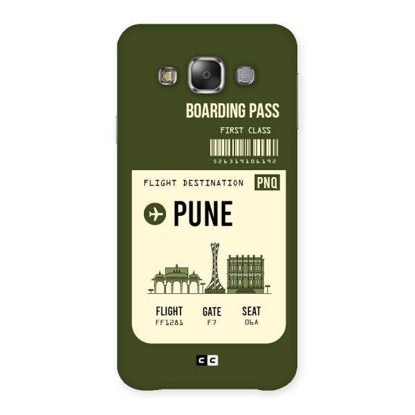 Pune Boarding Pass Back Case for Galaxy E7