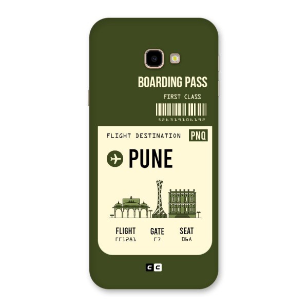 Pune Boarding Pass Back Case for Galaxy J4 Plus
