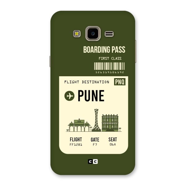 Pune Boarding Pass Back Case for Galaxy J7 Nxt
