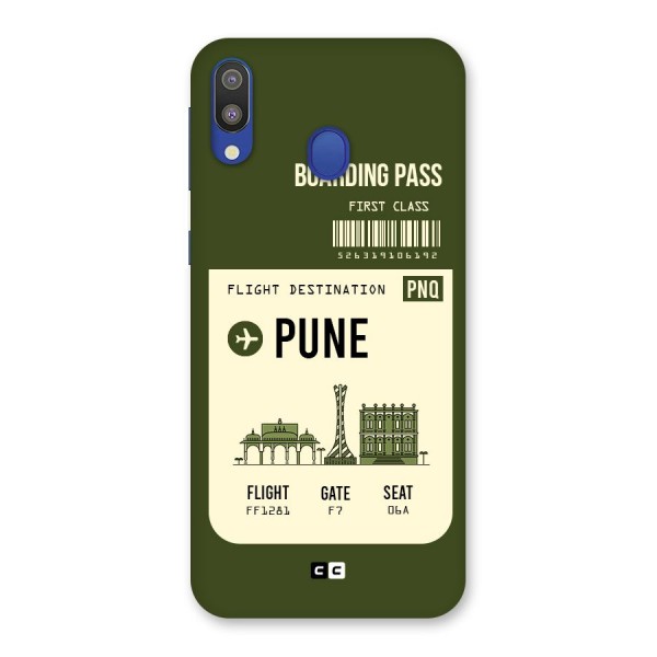Pune Boarding Pass Back Case for Galaxy M20