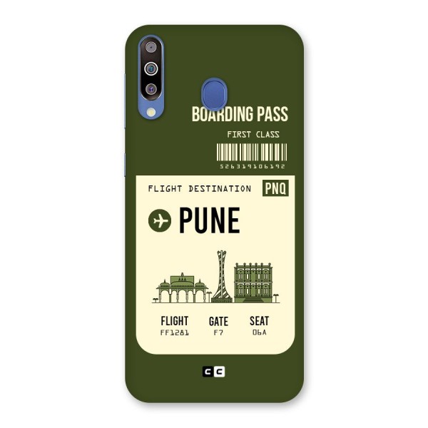 Pune Boarding Pass Back Case for Galaxy M30
