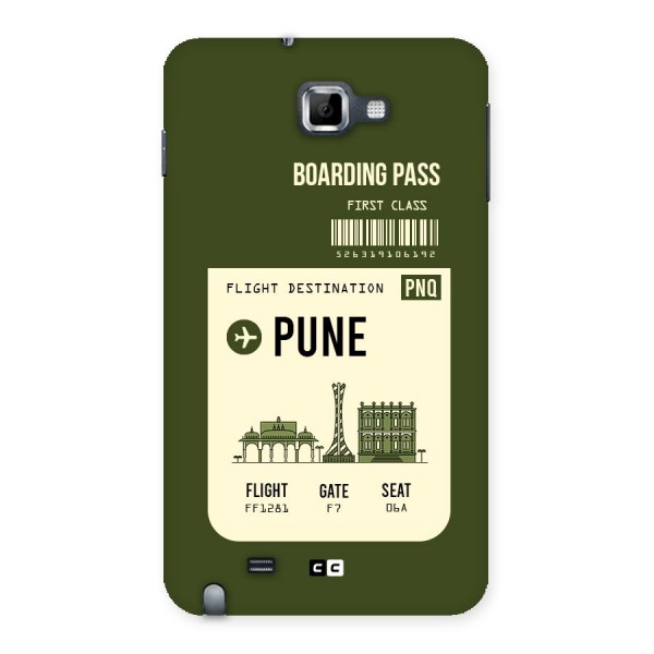 Pune Boarding Pass Back Case for Galaxy Note