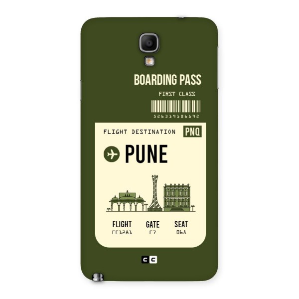 Pune Boarding Pass Back Case for Galaxy Note 3 Neo