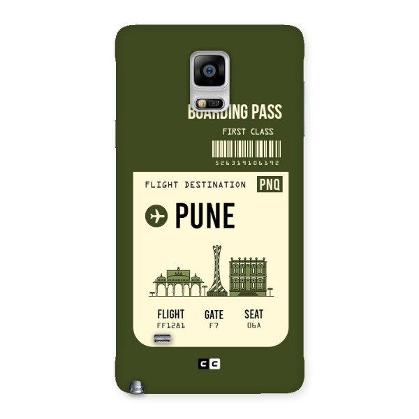 Pune Boarding Pass Back Case for Galaxy Note 4