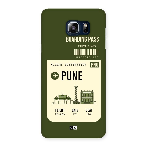 Pune Boarding Pass Back Case for Galaxy Note 5