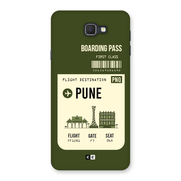 Pune Boarding Pass Back Case for Galaxy On7 2016