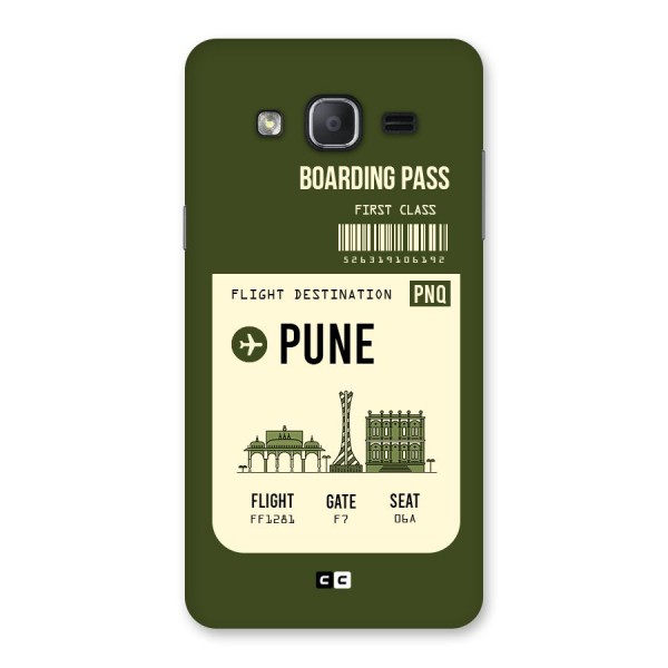 Pune Boarding Pass Back Case for Galaxy On7 Pro
