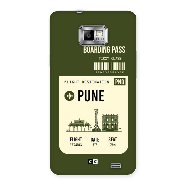 Pune Boarding Pass Back Case for Galaxy S2