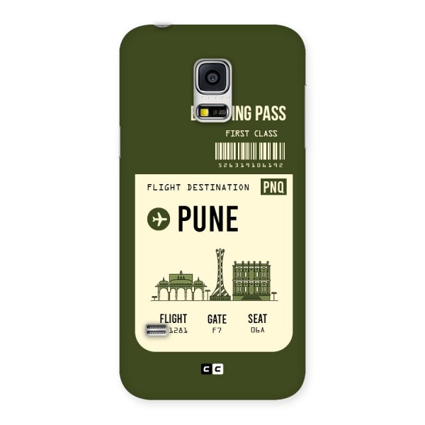 Pune Boarding Pass Back Case for Galaxy S5 Mini