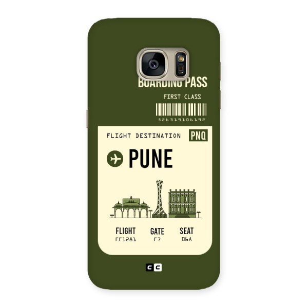 Pune Boarding Pass Back Case for Galaxy S7