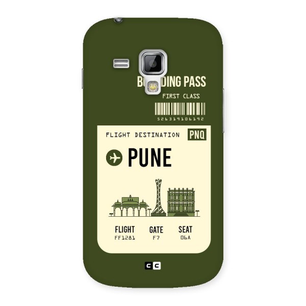 Pune Boarding Pass Back Case for Galaxy S Duos