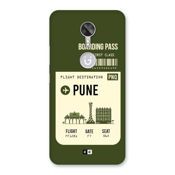Pune Boarding Pass Back Case for Gionee A1