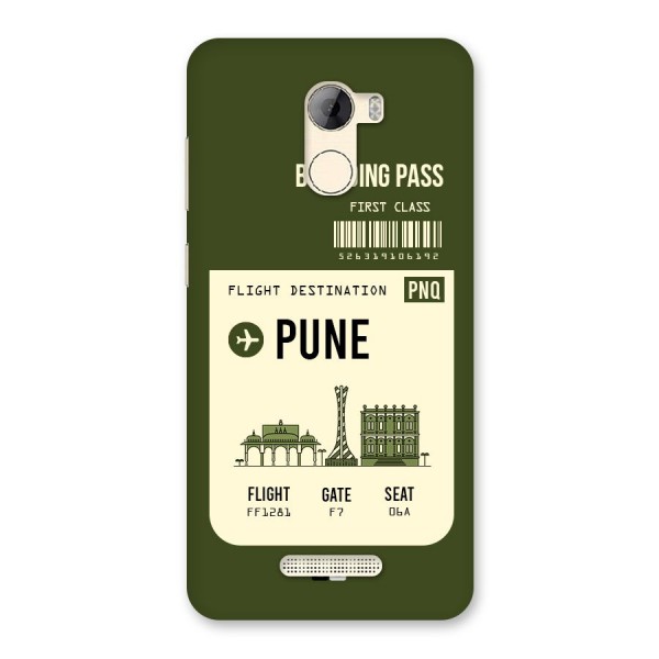 Pune Boarding Pass Back Case for Gionee A1 LIte