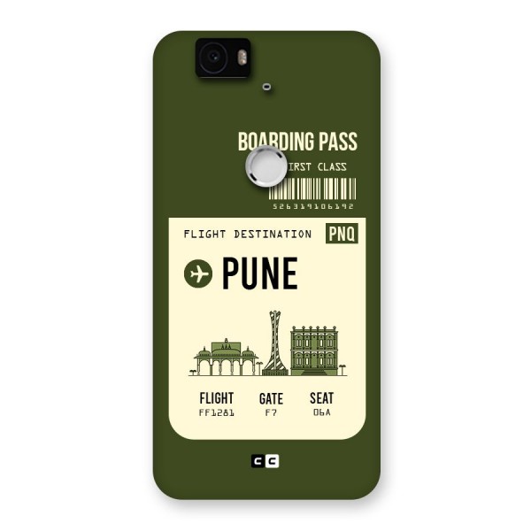 Pune Boarding Pass Back Case for Google Nexus-6P