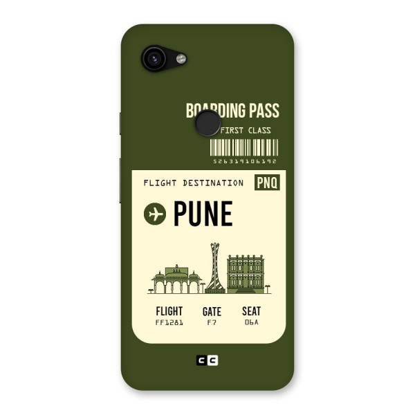 Pune Boarding Pass Back Case for Google Pixel 3a XL