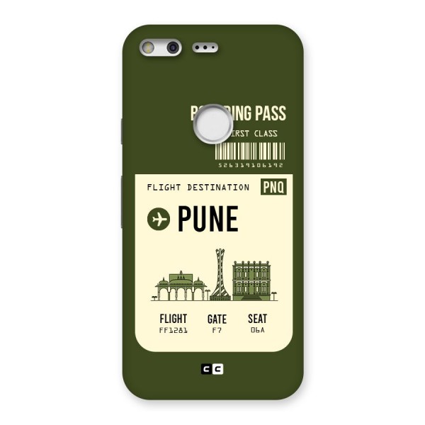 Pune Boarding Pass Back Case for Google Pixel XL