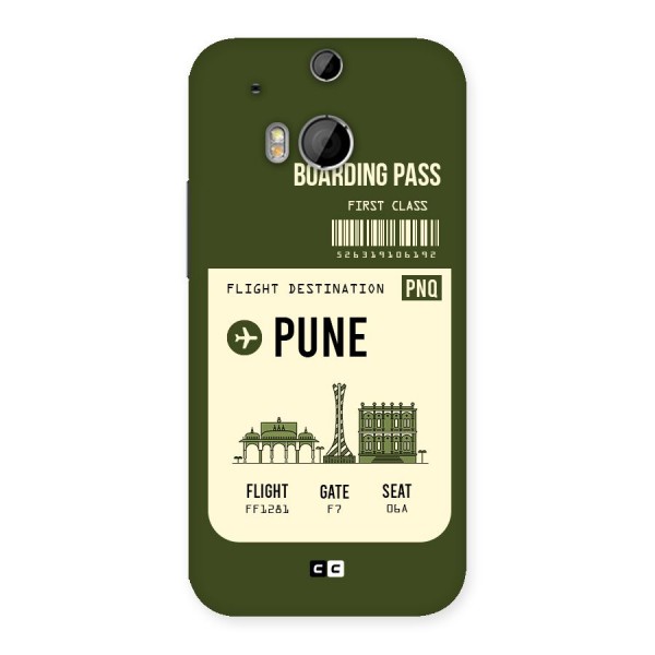 Pune Boarding Pass Back Case for HTC One M8
