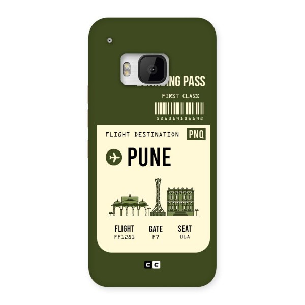 Pune Boarding Pass Back Case for HTC One M9
