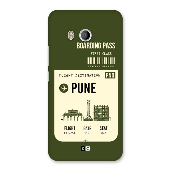 Pune Boarding Pass Back Case for HTC U11