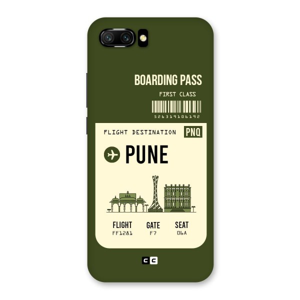 Pune Boarding Pass Back Case for Honor 10