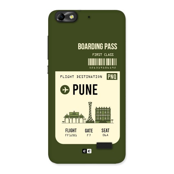 Pune Boarding Pass Back Case for Honor 4C