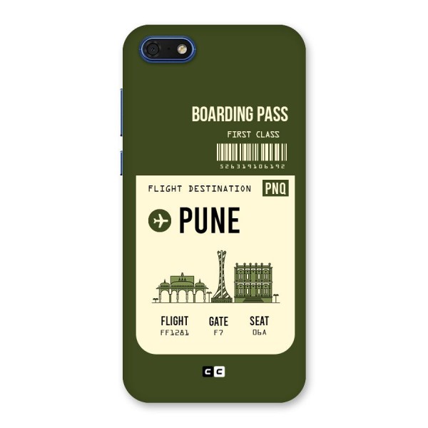 Pune Boarding Pass Back Case for Honor 7s