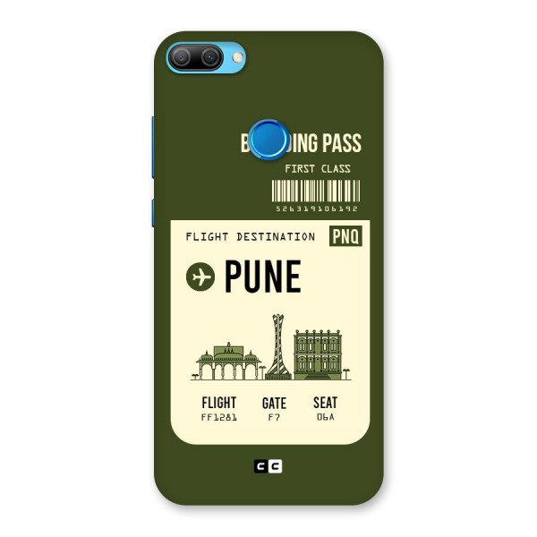 Pune Boarding Pass Back Case for Honor 9N