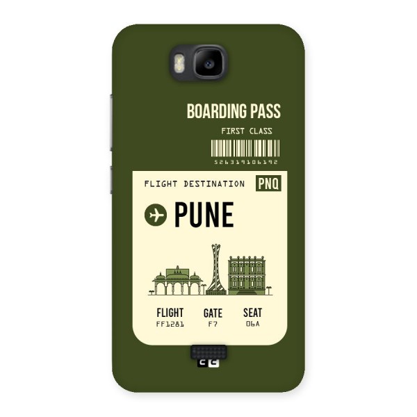Pune Boarding Pass Back Case for Honor Bee
