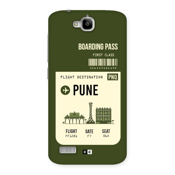 Pune Boarding Pass Back Case for Honor Holly