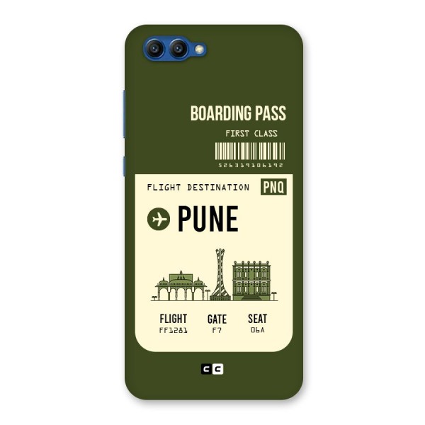 Pune Boarding Pass Back Case for Honor View 10