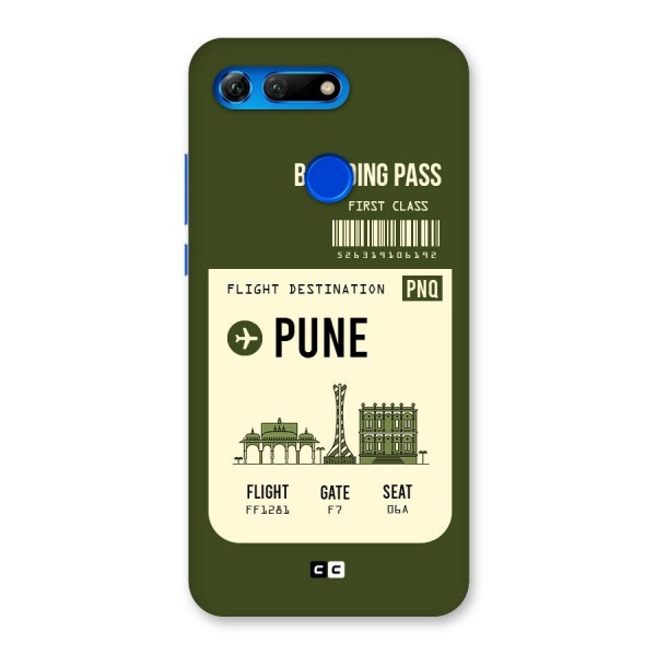 Pune Boarding Pass Back Case for Honor View 20