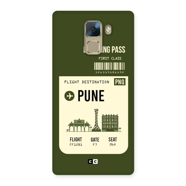 Pune Boarding Pass Back Case for Huawei Honor 7
