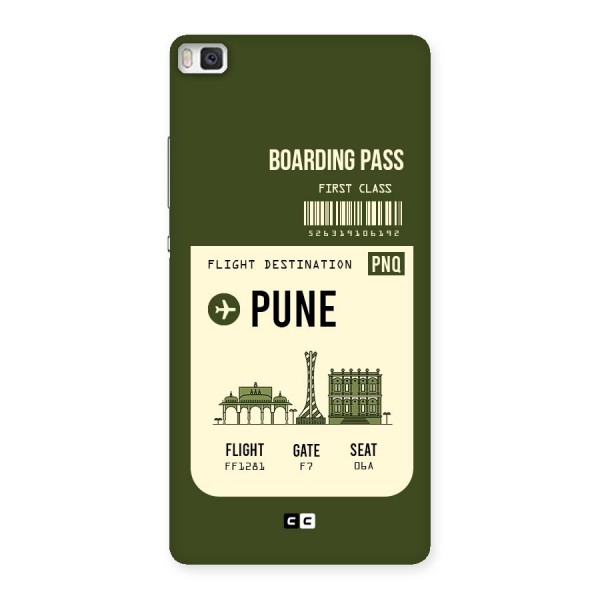 Pune Boarding Pass Back Case for Huawei P8