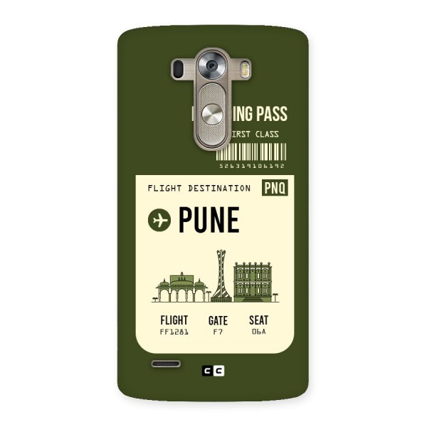 Pune Boarding Pass Back Case for LG G3