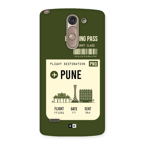 Pune Boarding Pass Back Case for LG G3 Stylus
