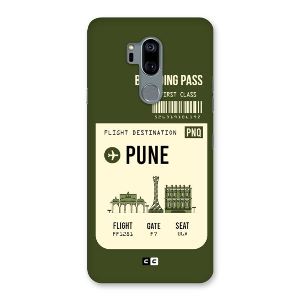 Pune Boarding Pass Back Case for LG G7