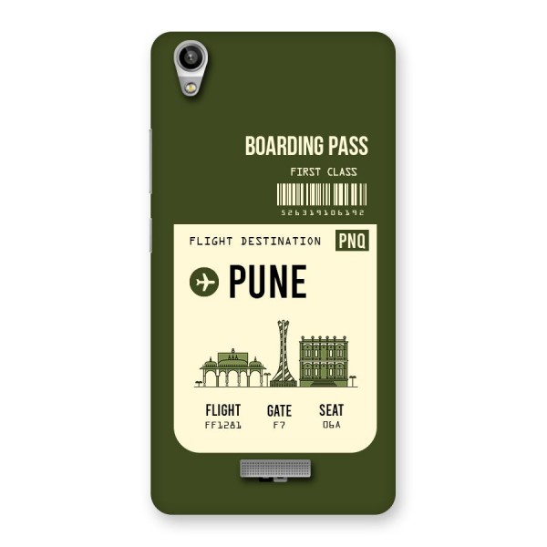 Pune Boarding Pass Back Case for Lava-Pixel-V1