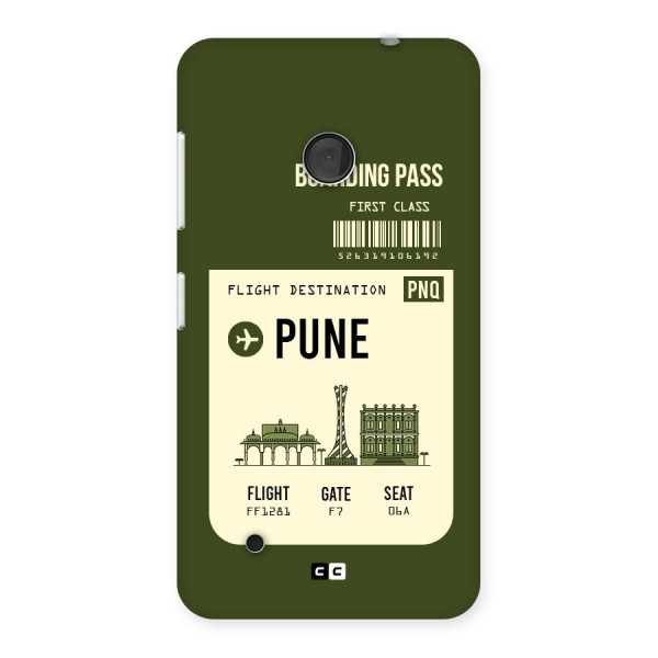 Pune Boarding Pass Back Case for Lumia 530