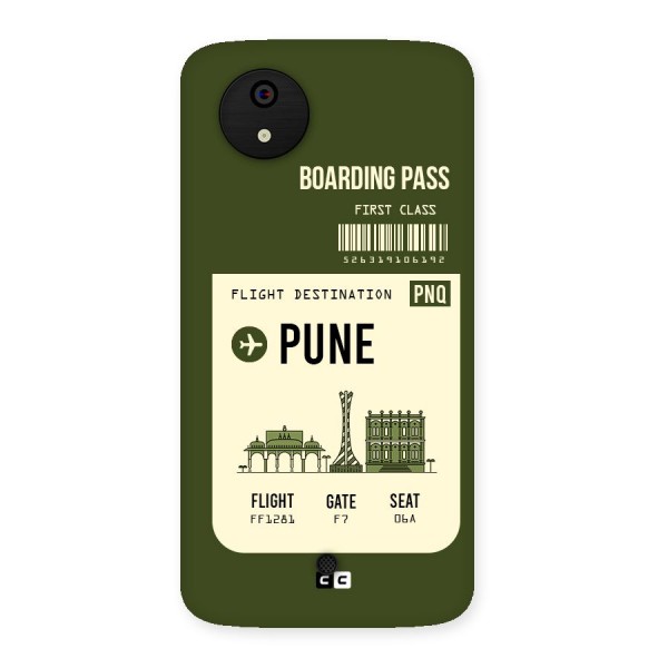 Pune Boarding Pass Back Case for Micromax Canvas A1