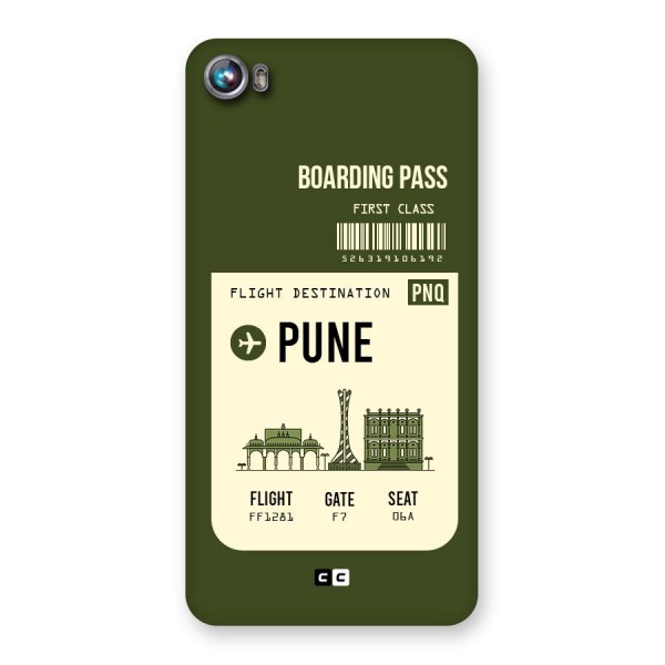 Pune Boarding Pass Back Case for Micromax Canvas Fire 4 A107