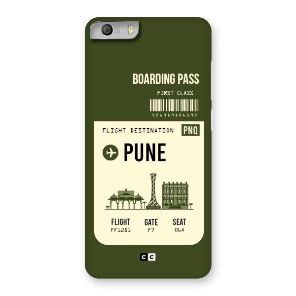 Pune Boarding Pass Back Case for Micromax Canvas Knight 2