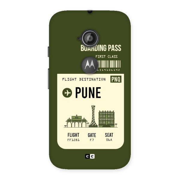 Pune Boarding Pass Back Case for Moto E 2nd Gen