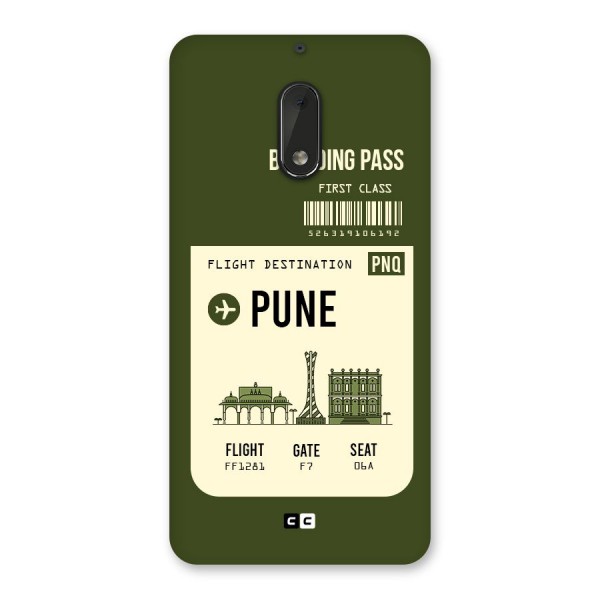 Pune Boarding Pass Back Case for Nokia 6