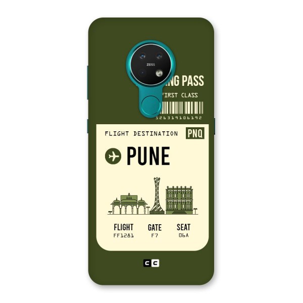 Pune Boarding Pass Back Case for Nokia 7.2