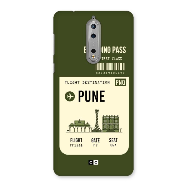 Pune Boarding Pass Back Case for Nokia 8