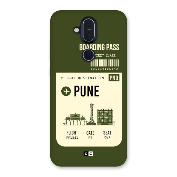 Pune Boarding Pass Back Case for Nokia 8.1