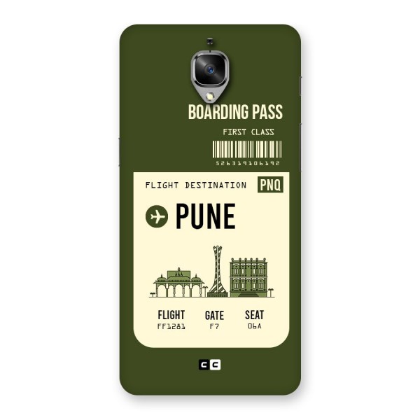 Pune Boarding Pass Back Case for OnePlus 3