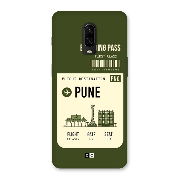Pune Boarding Pass Back Case for OnePlus 6T