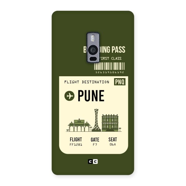 Pune Boarding Pass Back Case for OnePlus Two
