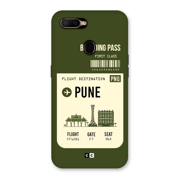 Pune Boarding Pass Back Case for Oppo A5s